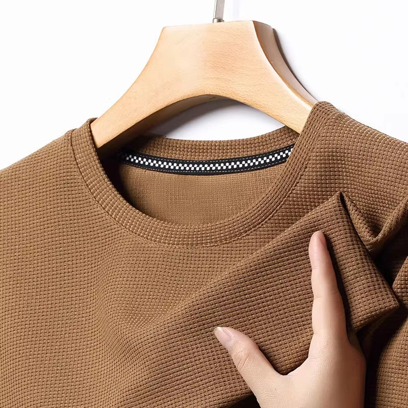 Sleeved Polo Waffle