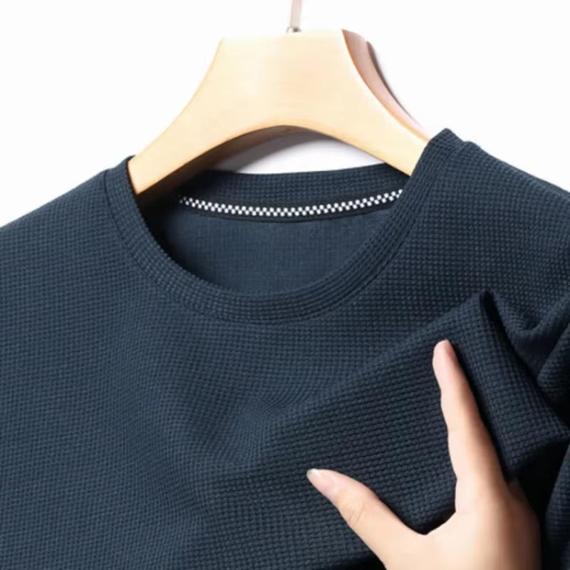 Sleeved Polo Waffle